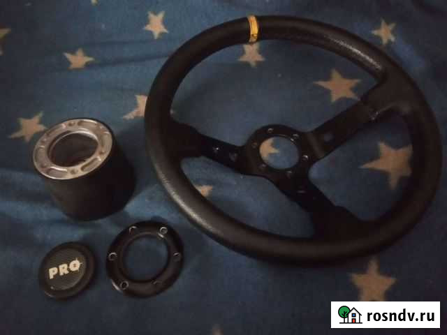 Спортивный руль+переходник Зуевка - изображение 1
