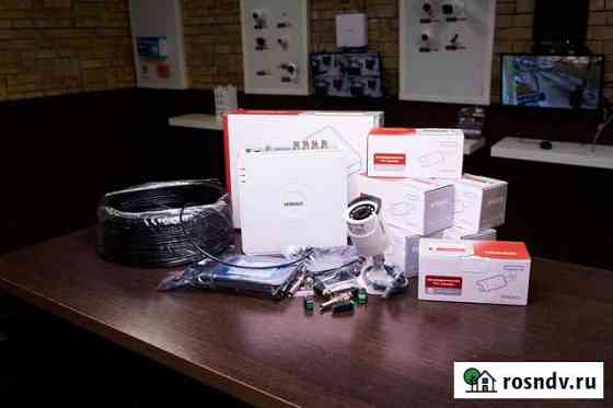 Комплект видеонаблюдения 6 камер HiWatch + HDD Курган