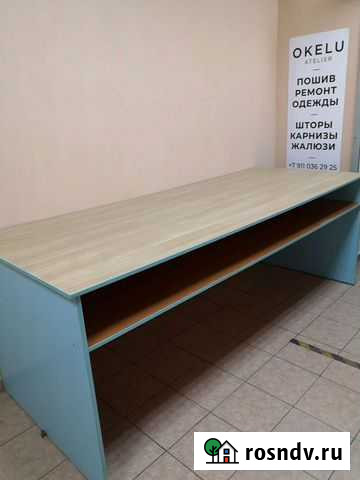 Раскройный стол 2,5м, лайтбокс, офисный стул бу Санкт-Петербург - изображение 1