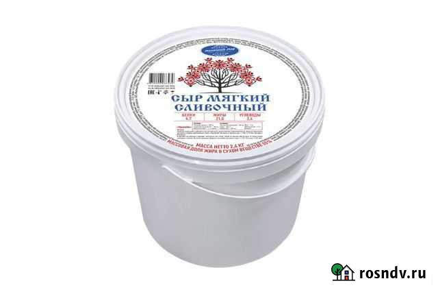 Сыр кремчиз мягкий молочный мир (Ведро 2.4 кг) Майкоп - изображение 1