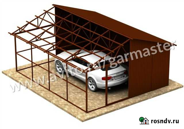 Каркасный гараж Мокшан - изображение 1