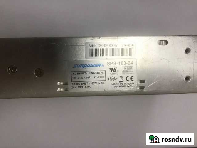 Блок питания sunpower SPS-100-24 24V-4.9A Томск - изображение 1