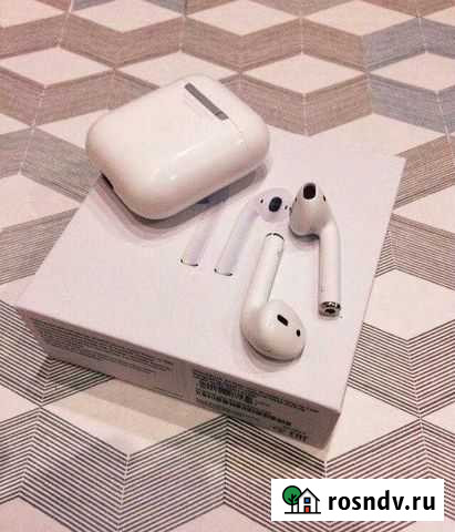 Беспроводные наушники Airpods 2 Сургут - изображение 1
