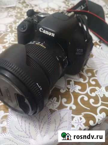 Зеркальный фотоаппарат Canon 600D body Чайковский - изображение 1