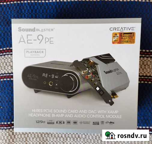 Звуковая карта Creative Sound Blaster AE- 9PE Тольятти - изображение 1