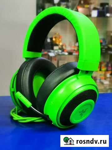 Проводная гарнитура Razer Kraken зеленый Новый Уренгой - изображение 1