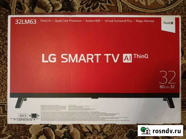 Телевизор LG smart TV 32LM63 Северодвинск - изображение 1