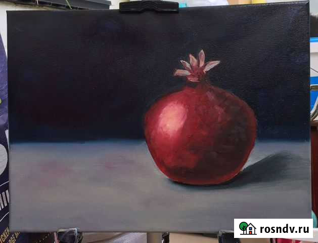Гранат маслом на холсте 30/40 Рязань - изображение 1