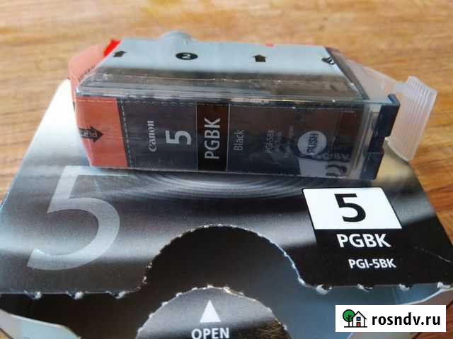 Картридж струйный Canon PGI-5BK, чёрный Ростов-на-Дону - изображение 1