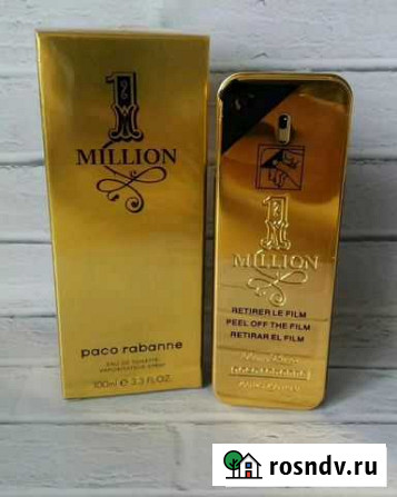 Paco Rabbane 1 million 100ml парфюм Владимир - изображение 1