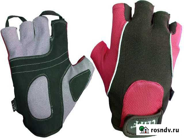 Перчатки вело F с петлями красные р.L Симферополь - изображение 1