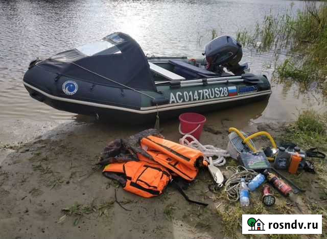 Лодка+4тактный мотор+прицеп Екатеринославка - изображение 1