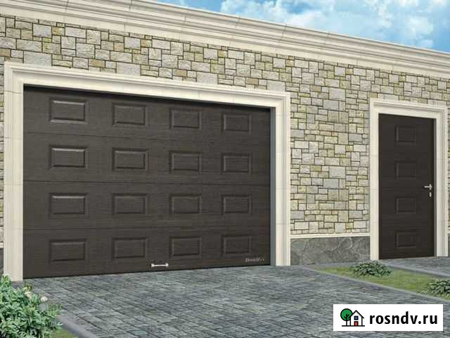 Гаражные ворота в частный дом Троицкий - изображение 1