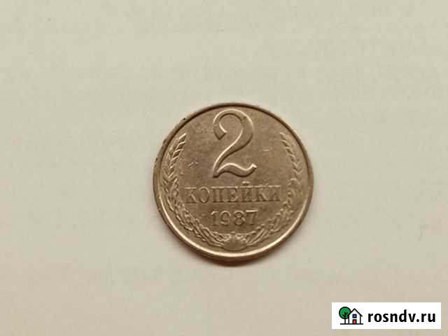 2 копейки 1987г.новодел Киров - изображение 1