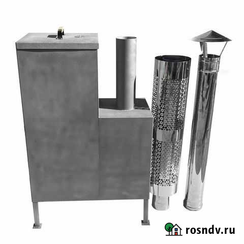 Внутренняя дровяная печь для фурако и купели Красноярск - изображение 1