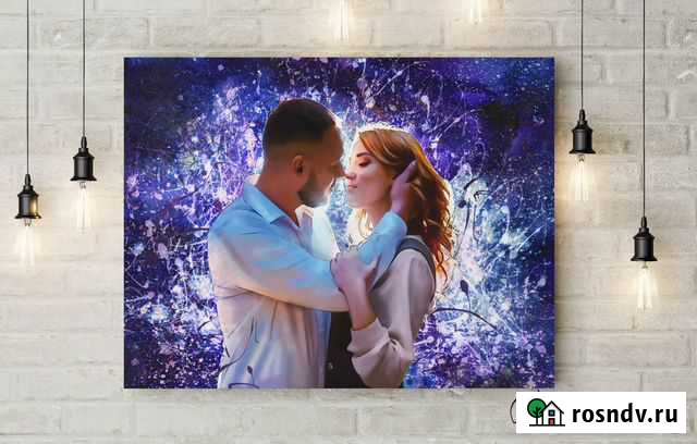 Портрет по фото на холсте Тула - изображение 1