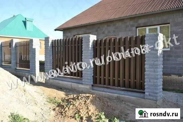 Еврозабор из штакетника Салават - изображение 1