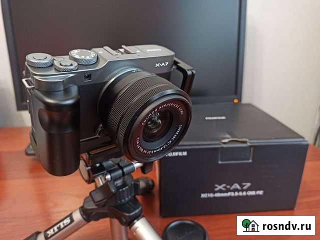 Fujifilm X-A7 kit 15-45 mm фотоаппарат Бийск - изображение 1