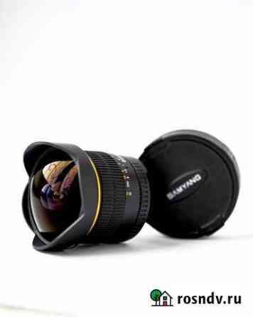 Обьектив Samyang 8mm f3,5 Nikon новый Комсомольск-на-Амуре