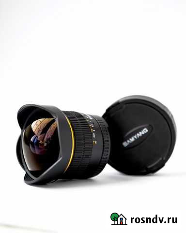 Обьектив Samyang 8mm f3,5 Nikon новый Комсомольск-на-Амуре - изображение 1