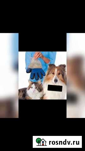 Перчатка для вычесывания шерсти у животных Тамбов - изображение 1