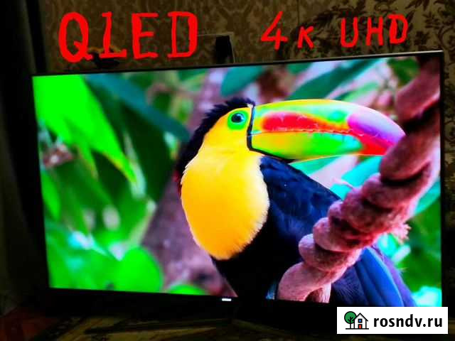 Телевизор Samsung smart qled UHD 4k 55 1,5метра Каспийск - изображение 1