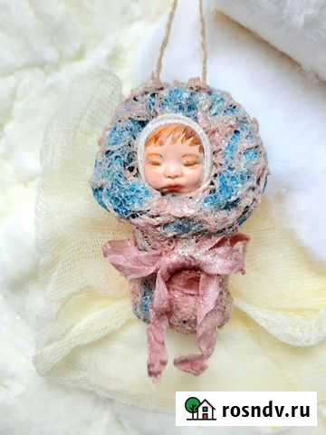 Младенец-ватная игрушка на елочку Сургут - изображение 1