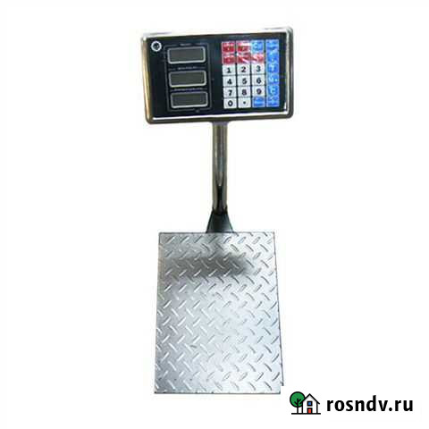Напольные торговые весы 150кг/50гр втн-1 Челябинск - изображение 1