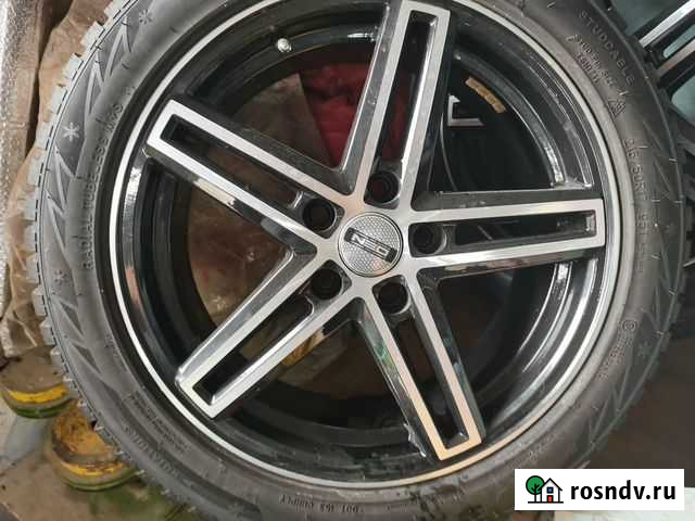 Колеса зимние R-17 на фольксваген Калуга - изображение 1
