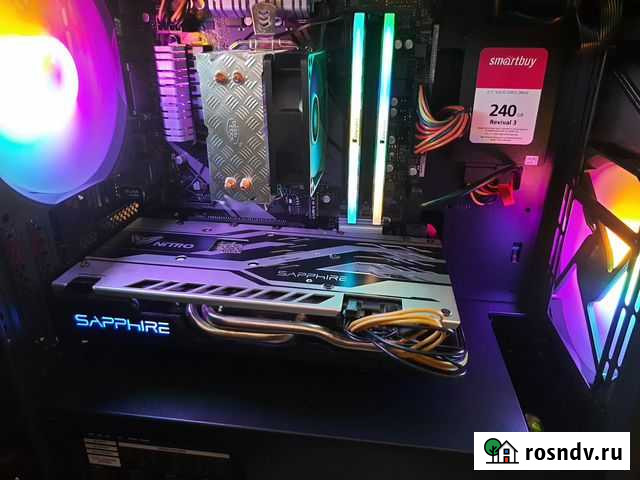 Мощный игровой компьютер с монитором и клавиатурой Лермонтов - изображение 1