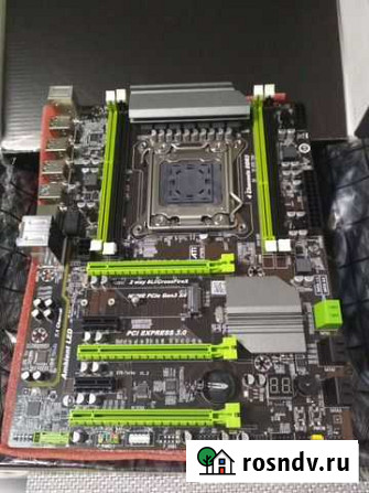 Материнская плата x79 turbo Atermiter 2011 Челябинск - изображение 1