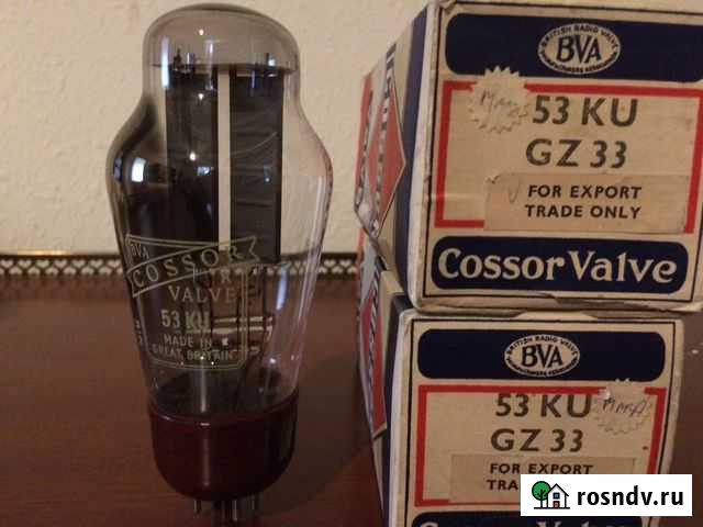 Кенотроны (NOS) 53ku GZ34, 5U4G;5Y3G EZ81;80;6X5GT Мосрентген - изображение 1