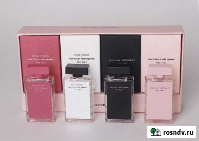Набор миниатюр Narciso Rodriguez 4x7,5 ml Ульяновск - изображение 1