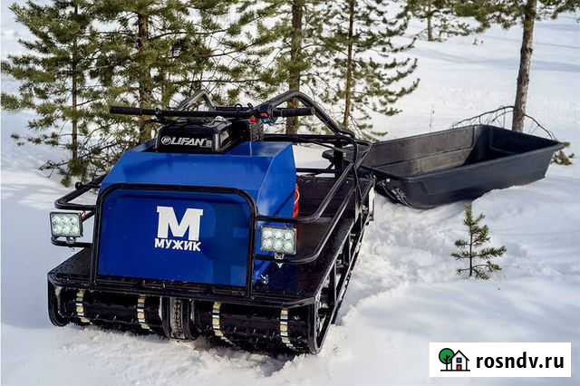 Мотобуксировщик Мужик М 760 1450мм 15 л.с Уфа - изображение 1