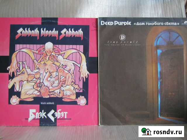 LP пласт. Deep Purple, Black Sabbath Саратов - изображение 1