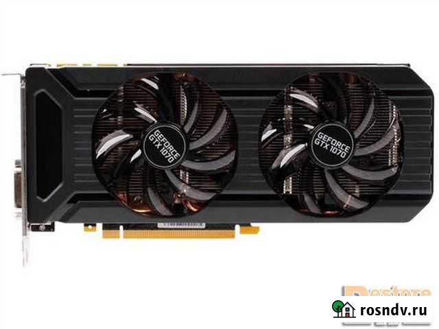 Видеокарта Nvidia GTX 1070 8GB Palit Dual неисправ Красноярск - изображение 1