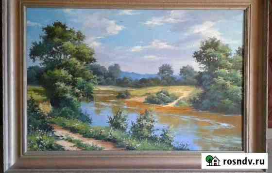 Картина в раме, холст, масло 40х60 см Рязань