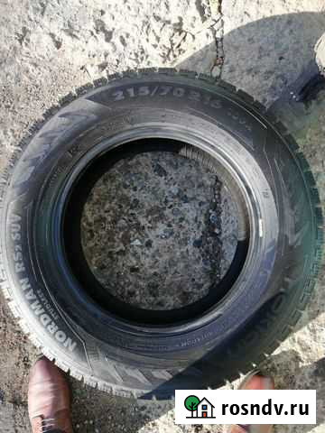 Зимние шины nokian 215-70-16 Кузьмоловский - изображение 1