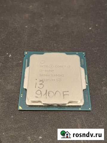 I3-9100f 3,6-4,2ghz 4/4 lga 1151 v2 Краснодар - изображение 1