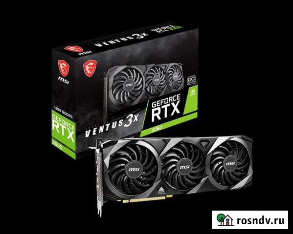 Видеокарта MSI GeForce RTX 3060 ventus 3X (Rev.1) Ковдор - изображение 1