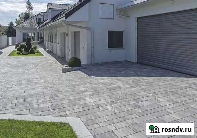 Плитка тротуарная, лотки водостоков, бордюр, пореб Курск - изображение 1