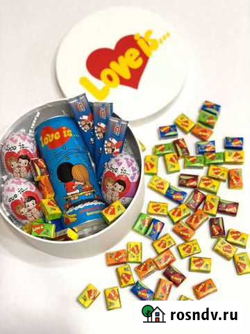 Коробка с love is в ассортименте Москва - изображение 1