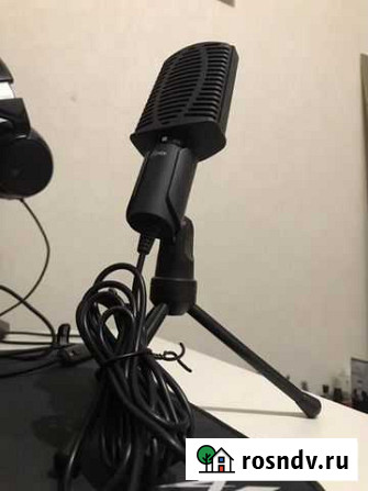 Микрофон 3.5 jack Ritmix RDM-125 + стойка Казань - изображение 1