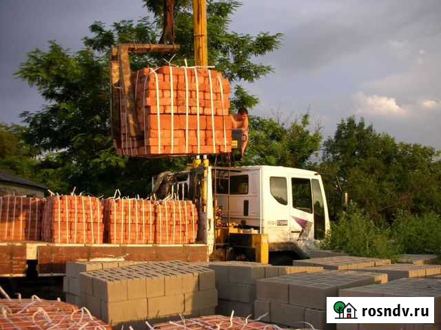 Автодоставка манипулятором кирпича Белгород - изображение 1