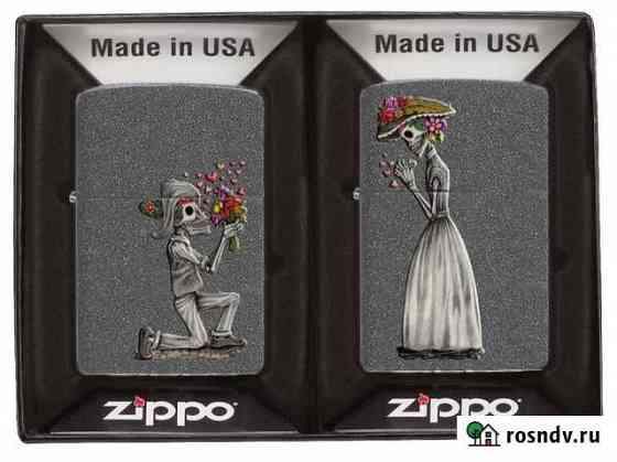 Zippo Влюбленные зомби покрытие Iron Stone Калуга