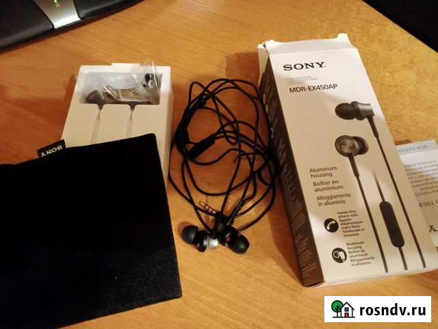 Sony MDR-EX450AP Наушники + микрофон / Гарнитура Электросталь - изображение 1