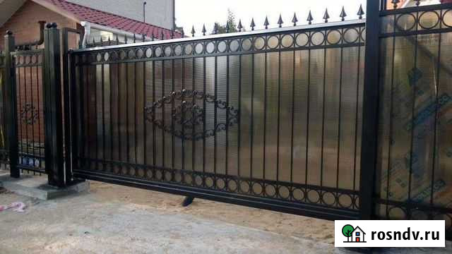 Ворота откатные Гусев - изображение 1