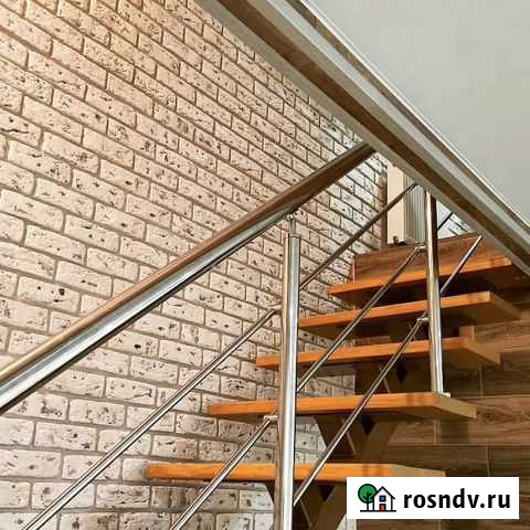 Комплект ограждений на прямую лестницу 4 м Тобольск - изображение 1