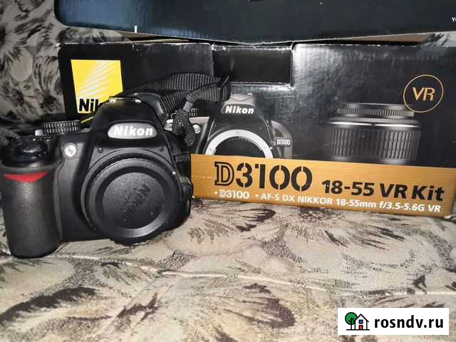 Зеркальный фотоаппарат nikon d3100 Ленинск-Кузнецкий - изображение 1