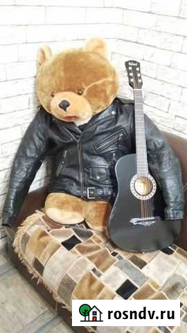 Чёрная акустическая гитара Тверь - изображение 1